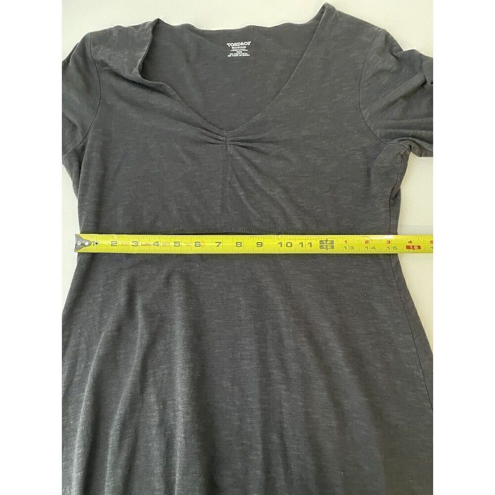 Toad & Co Women’s Size Medium M Rosalinda Dress in Black - Picture 10 of 13